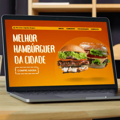 criação de sites para hamburgueria