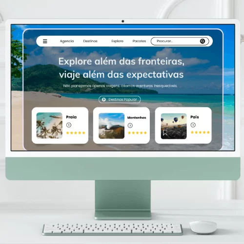 criação de sites para agência de viagens